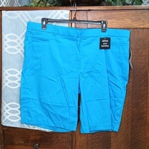 NWT. (A1-40) Turquoise walking shorts 24W